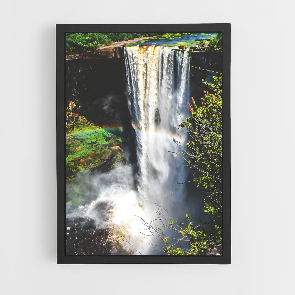 ap-kaieteur falls-4 cadre Noir