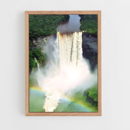 ap-kaieteur falls-6 cadre Bois clair