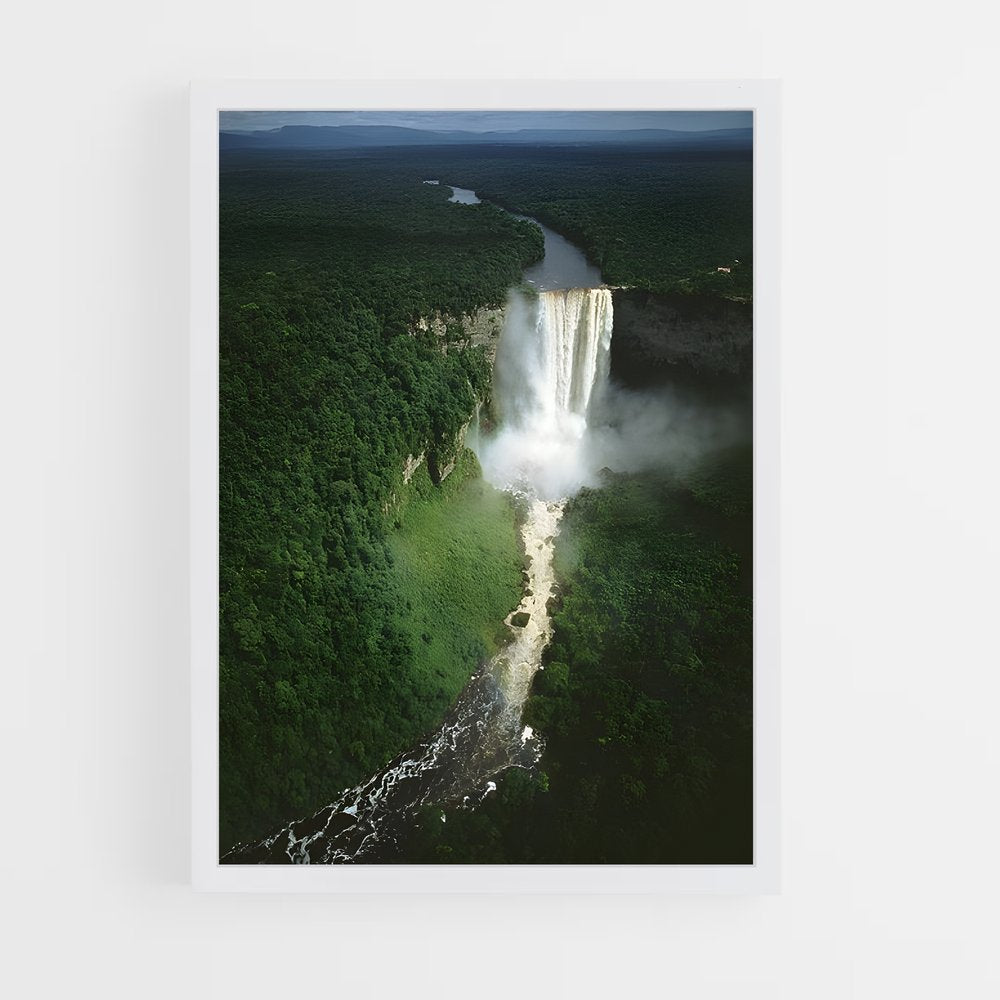 ap-kaieteur falls-7 cadre Blanc