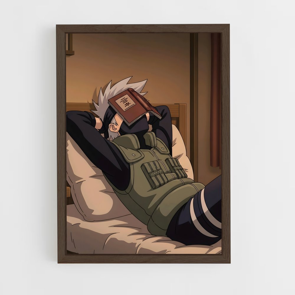 ap-kakashi hatake-3 cadre Bois foncé