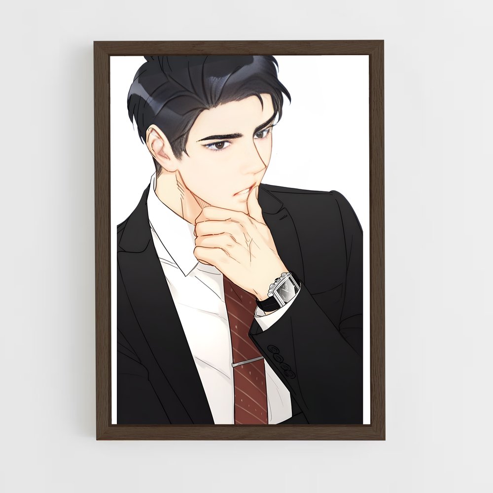 ap-kang tae mu-3 cadre Bois foncé
