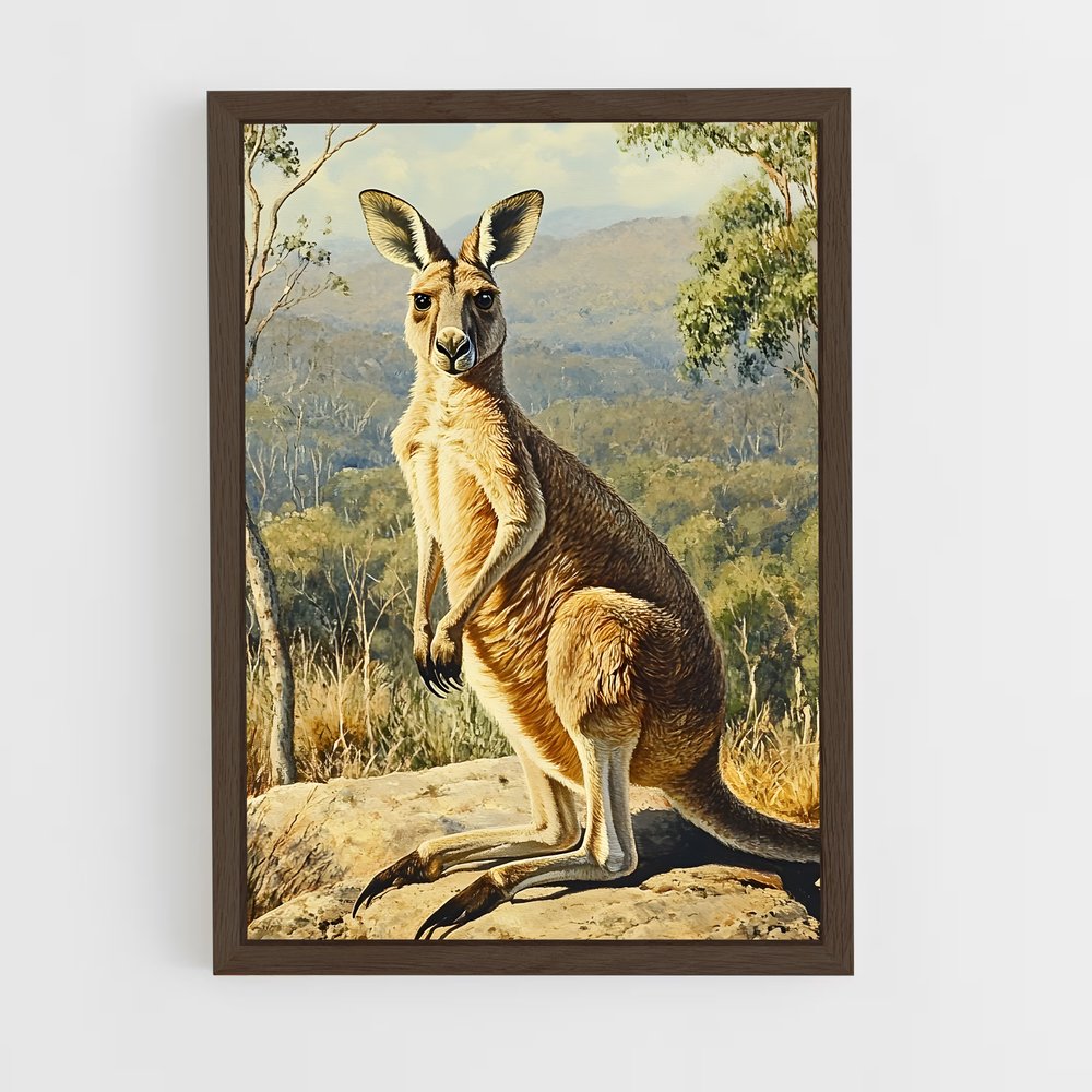 ap-kangaroo-5 cadre Bois foncé