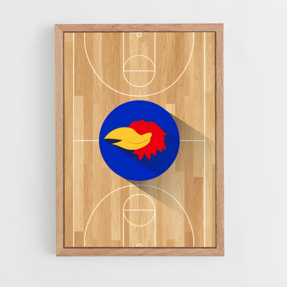 ap-kansas jayhawks-2 cadre Bois clair