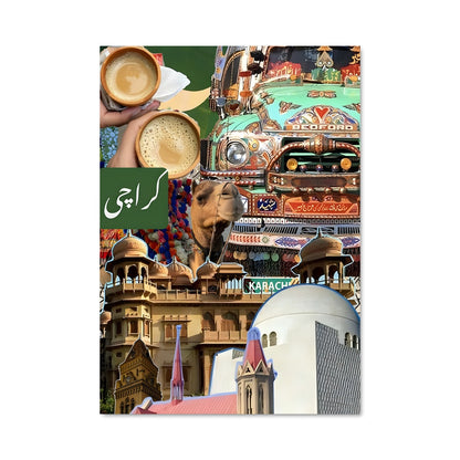 Poster Vues de Karachi