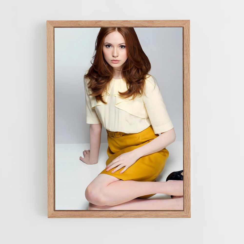ap-karen gillan-2 cadre Bois clair