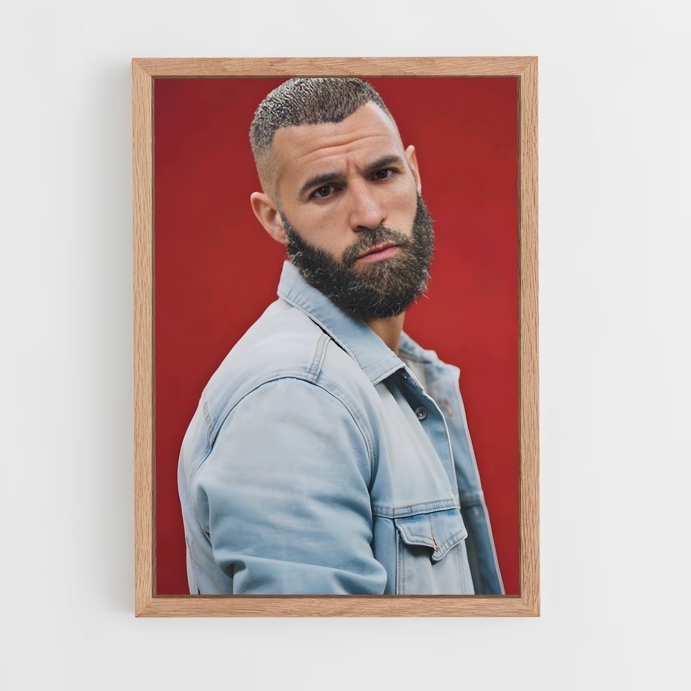 ap-karim benzema-1 cadre Bois clair