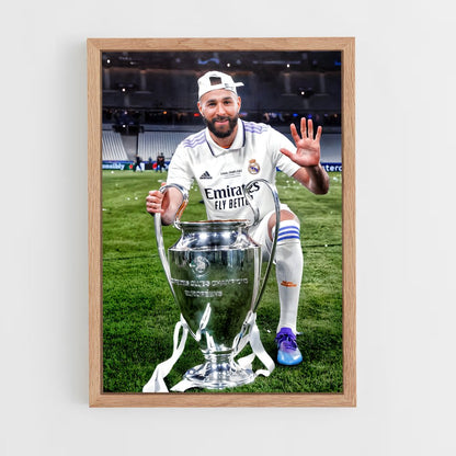 ap-karim benzema-2 cadre Bois clair
