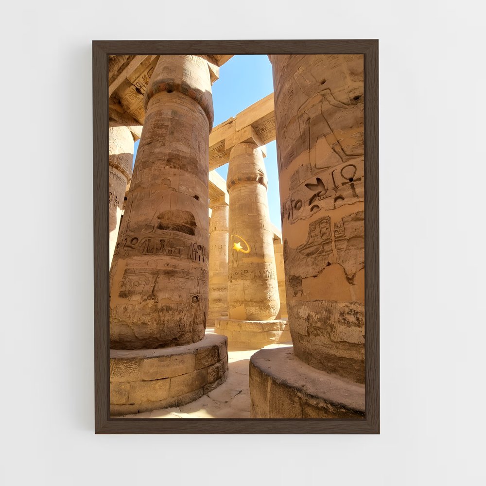 ap-karnak temple complex-5 cadre Bois foncé