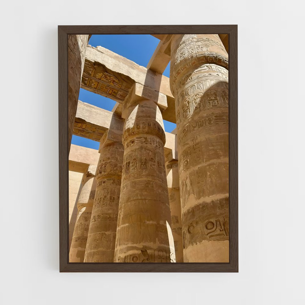 ap-karnak temple complex-9 cadre Bois foncé