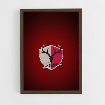 ap-kashima antlers-1 cadre Bois foncé