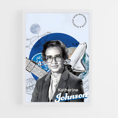 ap-katherine johnson-1 cadre Blanc