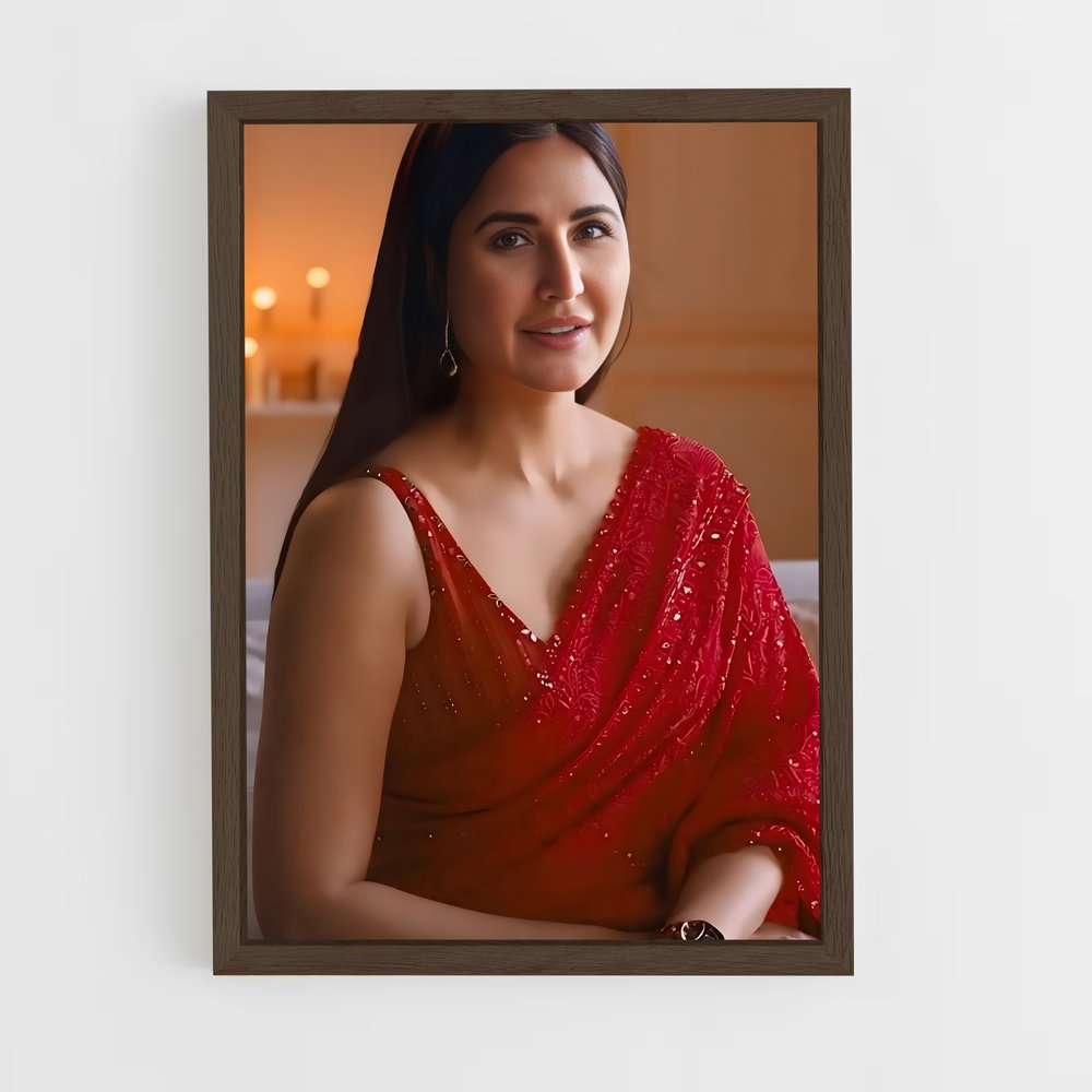 ap-katrina kaif-2 cadre Bois foncé