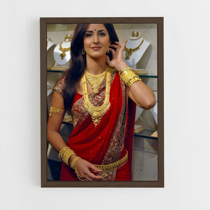 ap-katrina kaif-6 cadre Bois foncé