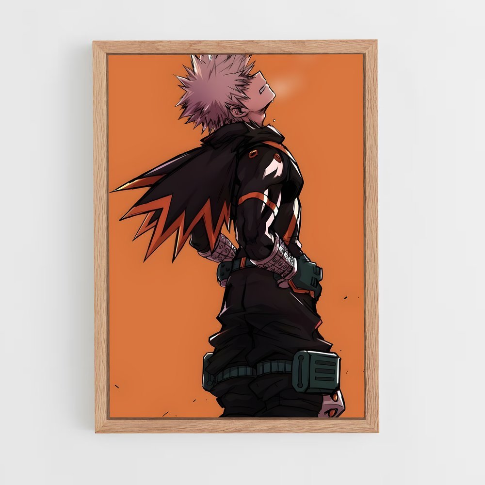 ap-katsuki bakugo-2 cadre Bois clair