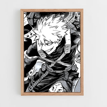 ap-katsuki bakugo-5 cadre Bois clair