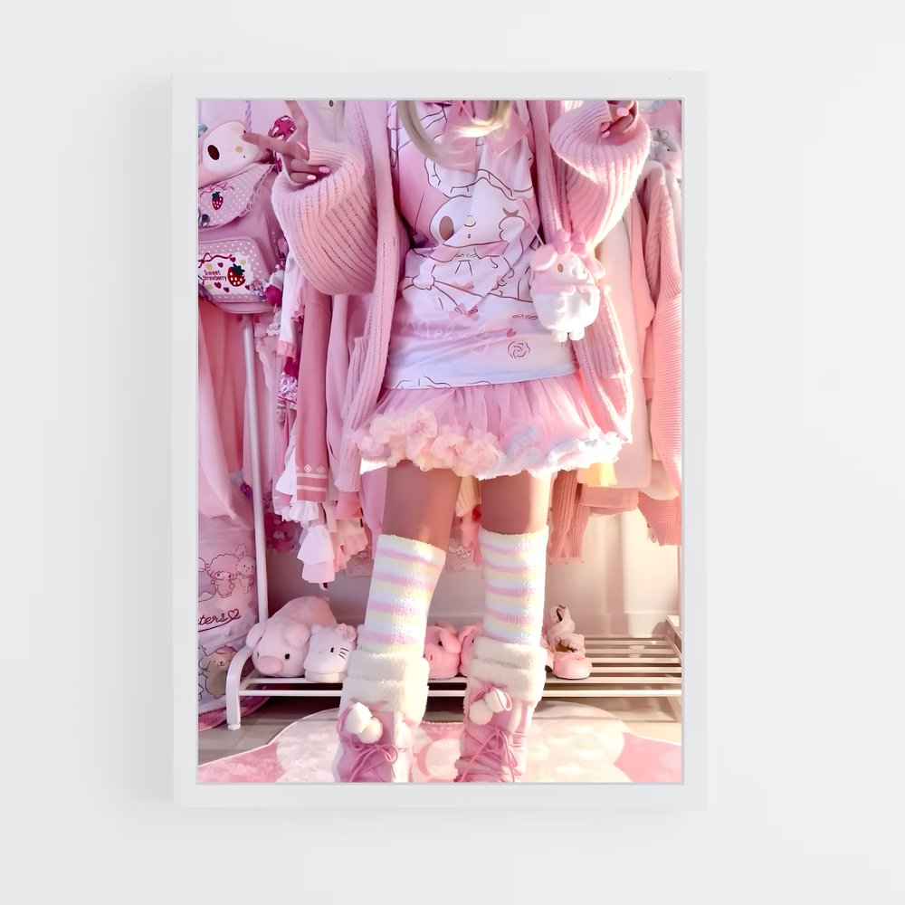 ap-kawaii fashion-5 cadre Blanc
