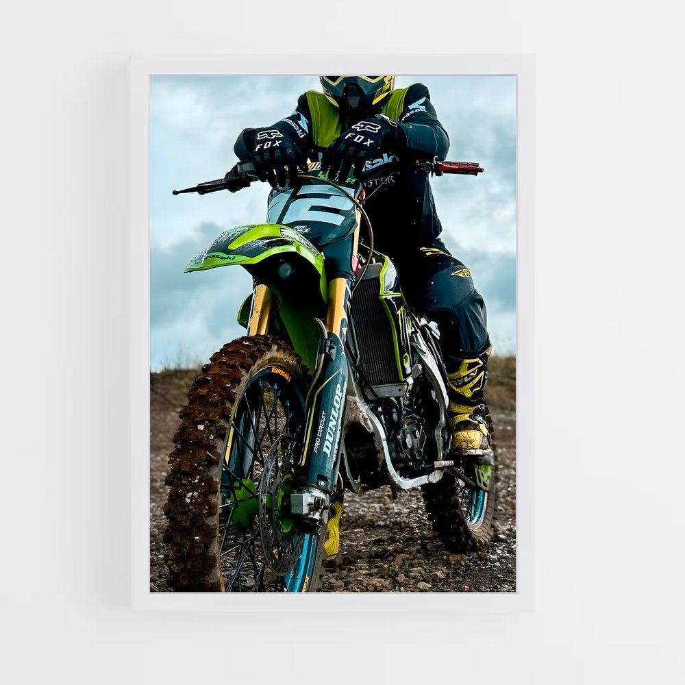 ap-kawasaki kx450-3 cadre Blanc