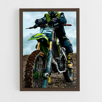 ap-kawasaki kx450-3 cadre Bois foncé