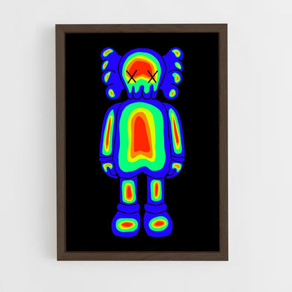 ap-kaws-12 cadre Bois foncé