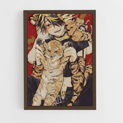 ap-kazutora hanemiya-2 cadre Bois foncé