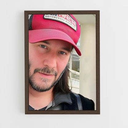 ap-keanu reeves-1 cadre Bois foncé