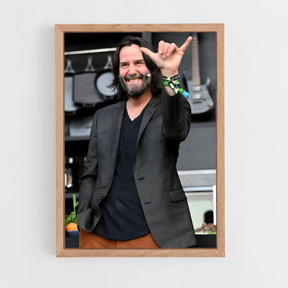 ap-keanu reeves-5 cadre Bois clair