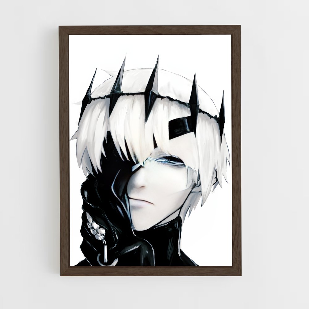 ap-ken kaneki-2 cadre Bois foncé