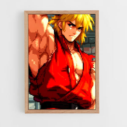 ap-ken street fighter-2 cadre Bois clair