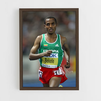 ap-kenenisa bekele-4 cadre Bois foncé