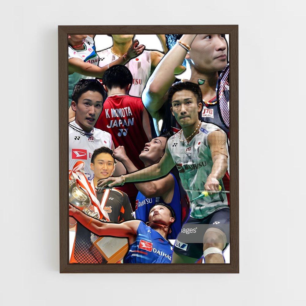 ap-kento momota-6 cadre Bois foncé