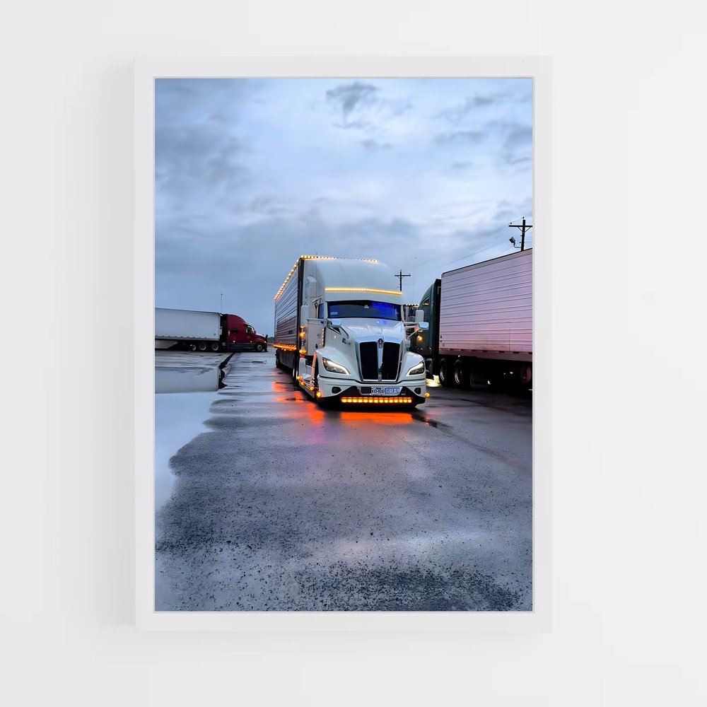 ap-kenworth t680-1 cadre Blanc