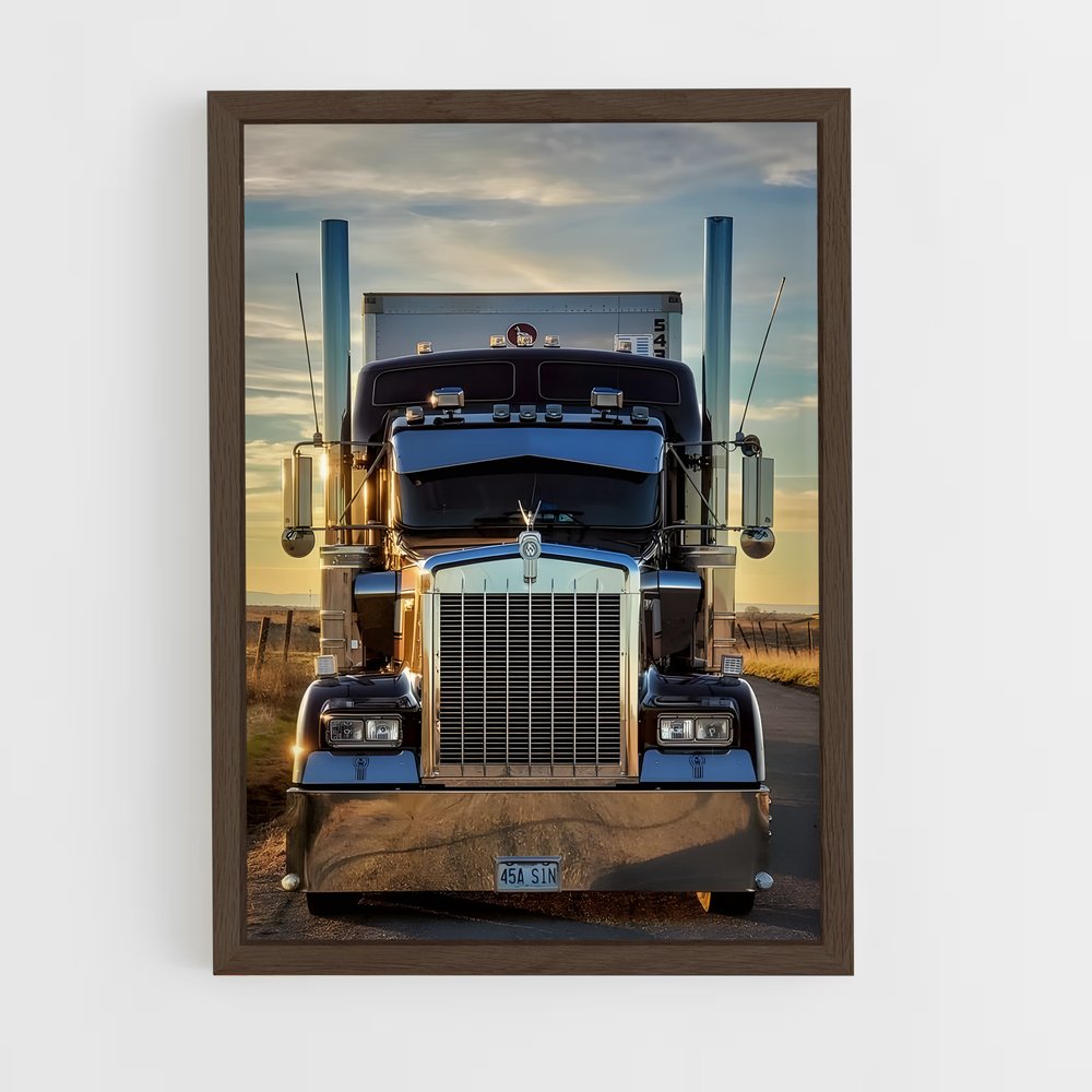 ap-kenworth w900-1 cadre Bois foncé