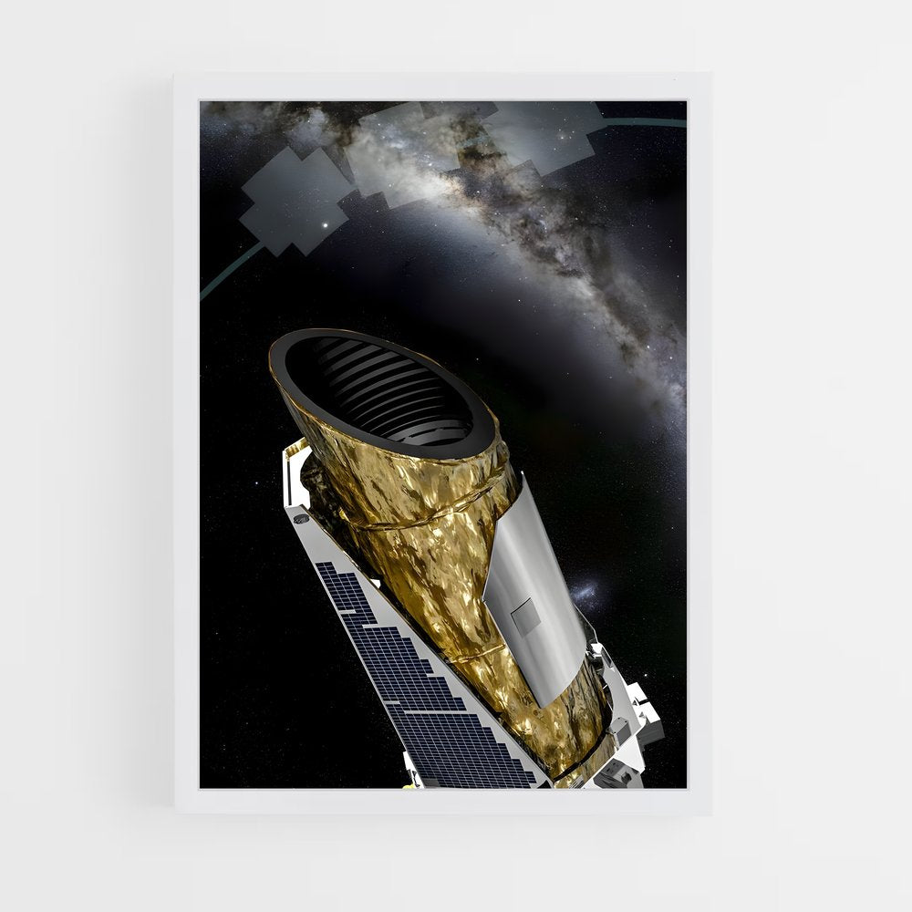 ap-kepler telescope-1 cadre Blanc