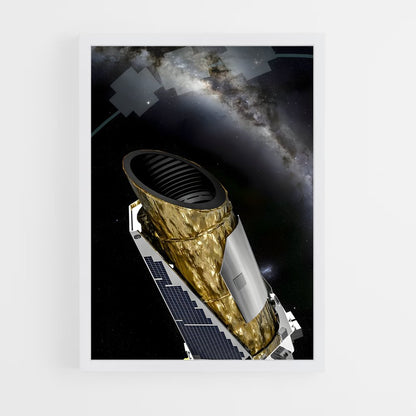 ap-kepler telescope-1 cadre Blanc