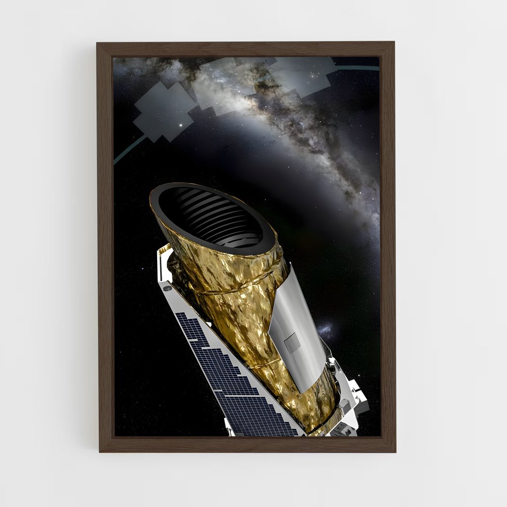 ap-kepler telescope-1 cadre Bois foncé