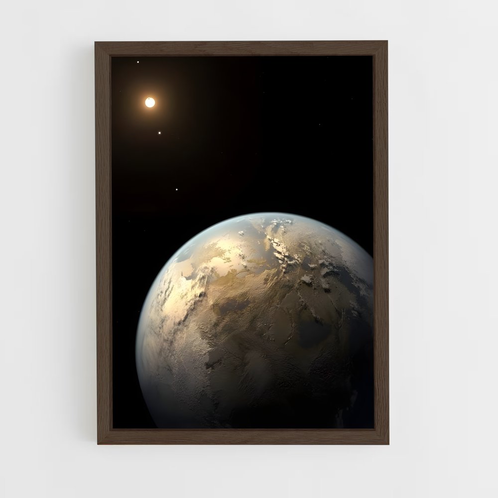 ap-kepler telescope-3 cadre Bois foncé