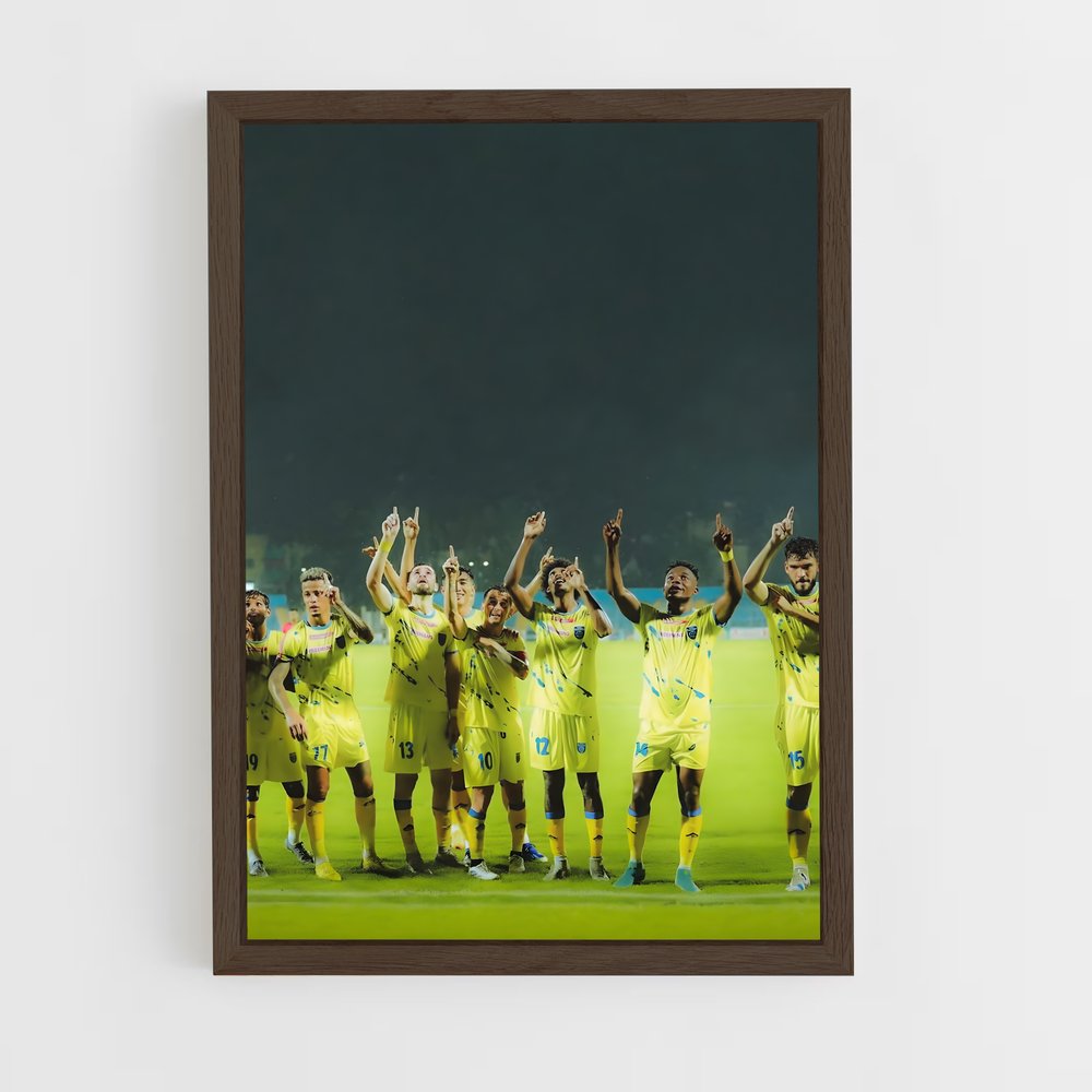 ap-kerala blasters fc-14 cadre Bois foncé