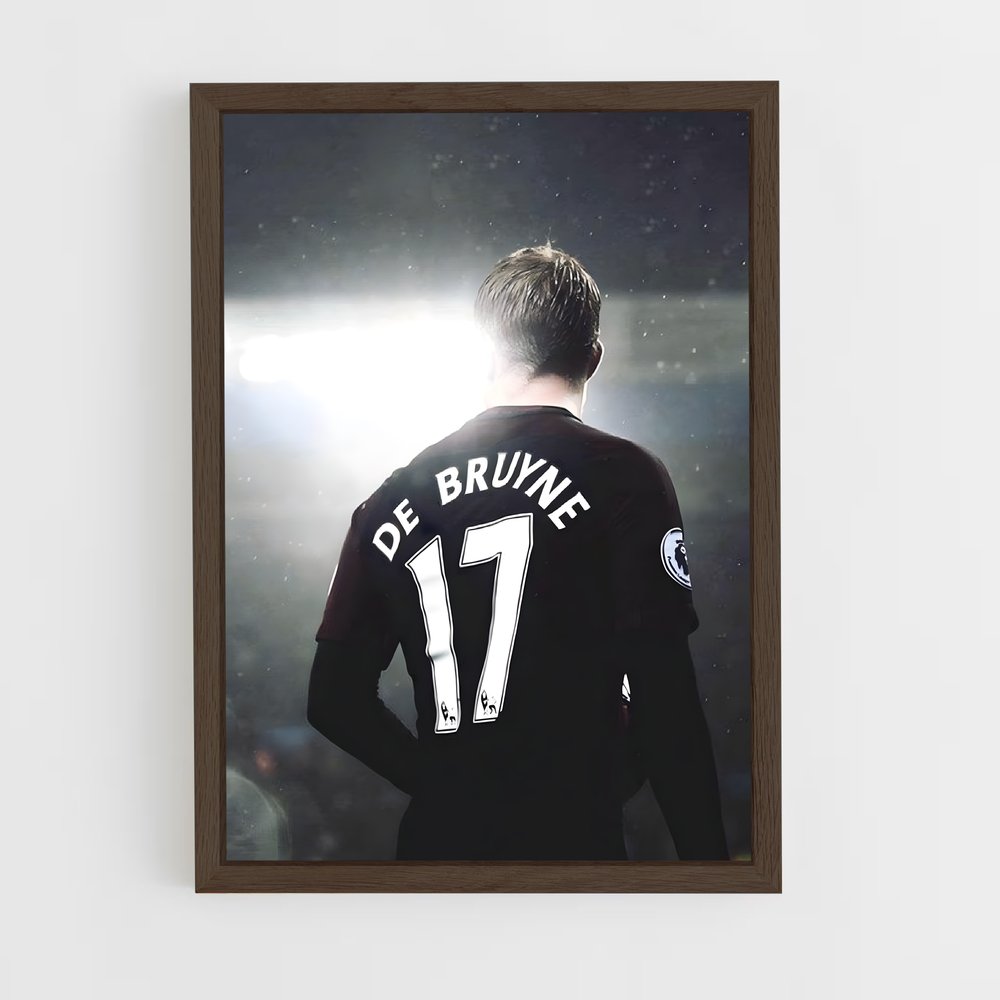 ap-kevin de bruyne-12 cadre Bois foncé