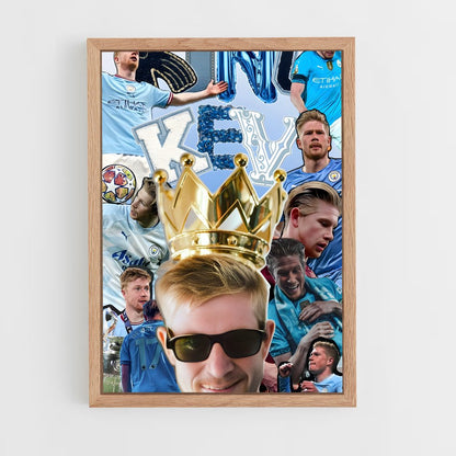 ap-kevin de bruyne-14 cadre Bois clair