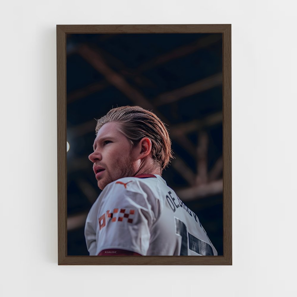 ap-kevin de bruyne-15 cadre Bois foncé