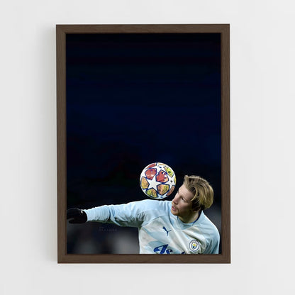ap-kevin de bruyne-3 cadre Bois foncé