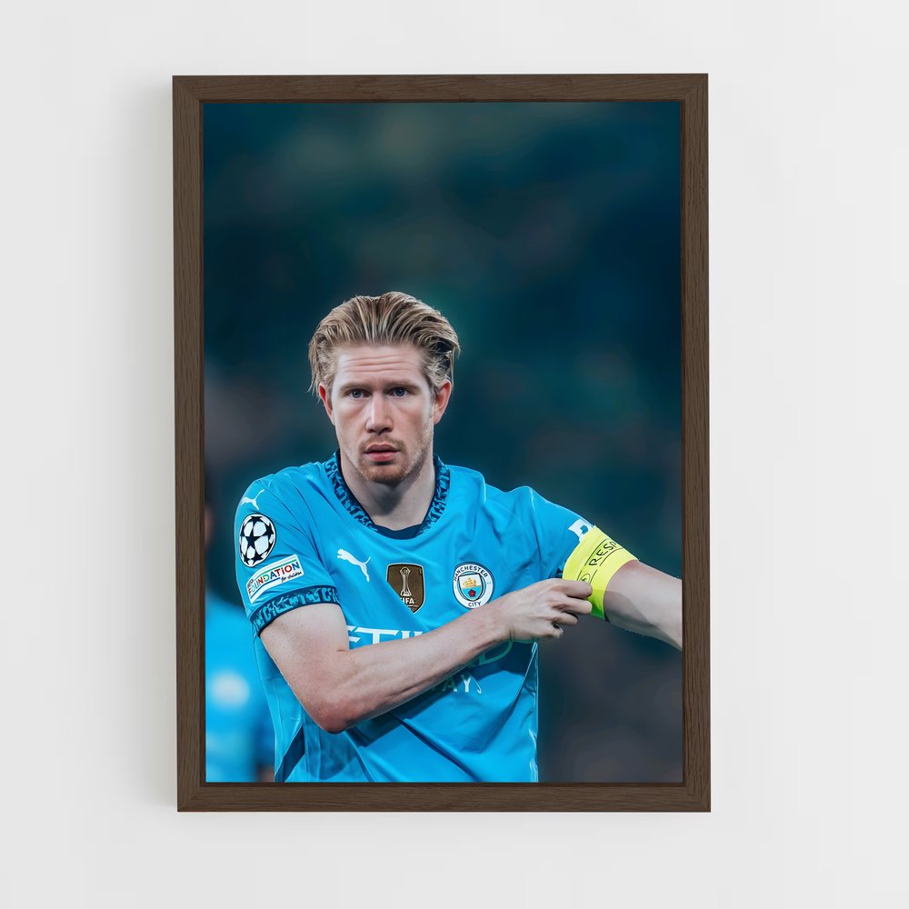ap-kevin de bruyne-6 cadre Bois foncé