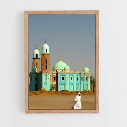 ap-khartoum grand mosque-1 cadre Bois clair