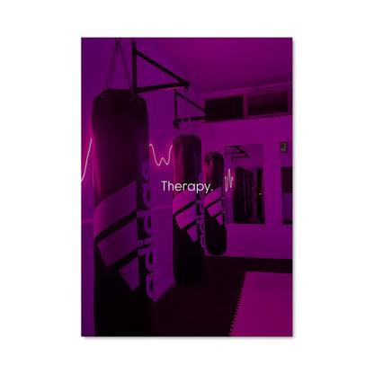 Poster Boxe en Rose