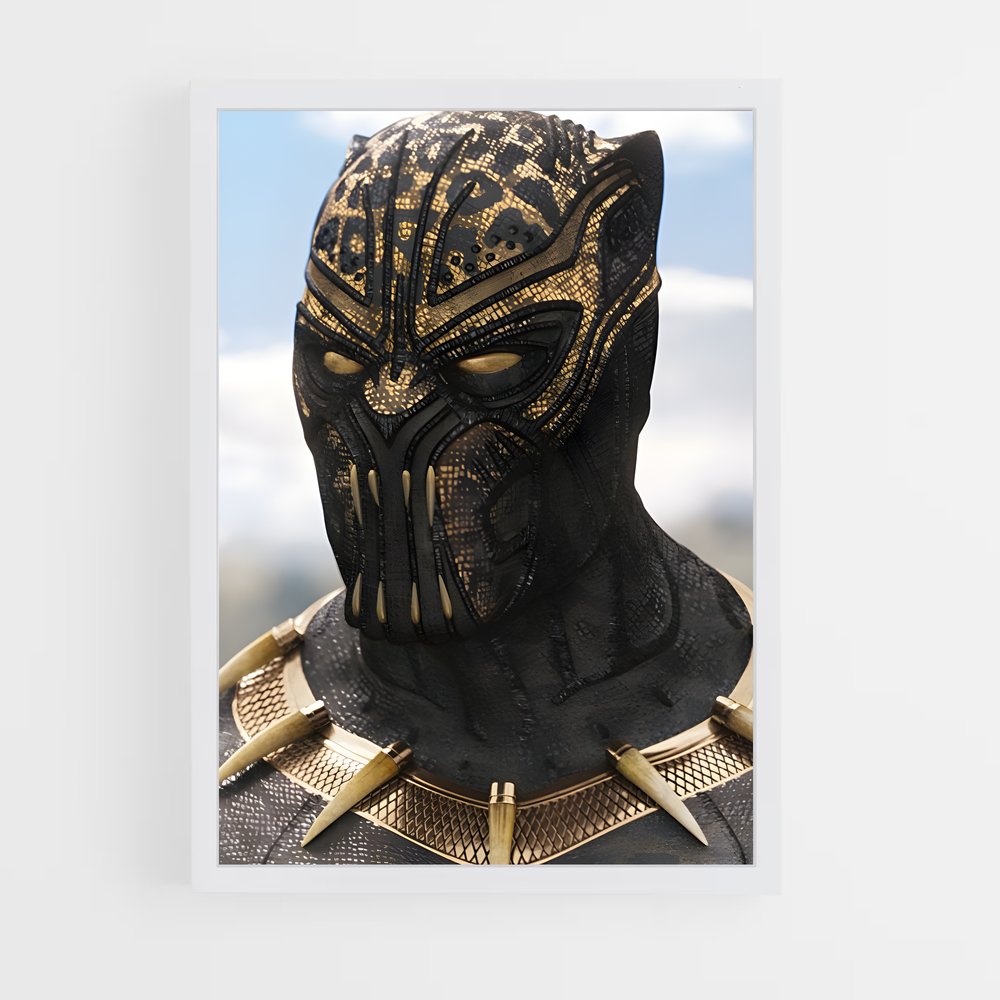 ap-killmonger black panther-2 cadre Blanc