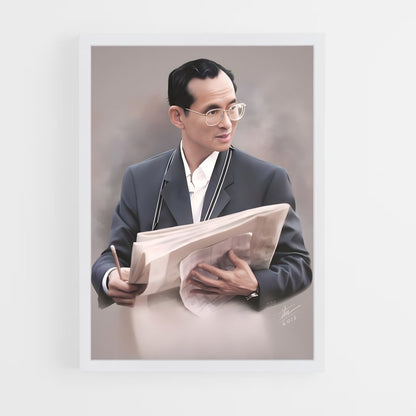ap-king bhumibol adulyadej-1 cadre Blanc
