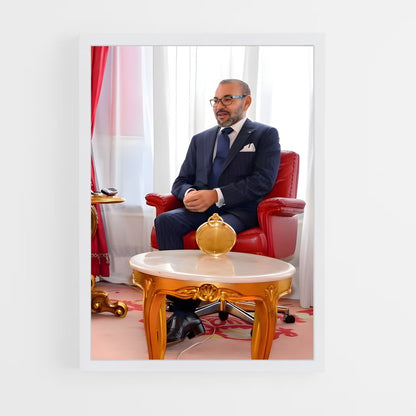 ap-king mohammed vi-4 cadre Blanc