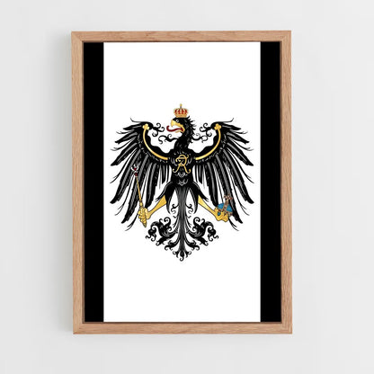 ap-kingdom of prussia flag-1 cadre Bois clair