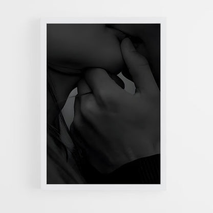 ap-kissing lips-4 cadre Blanc
