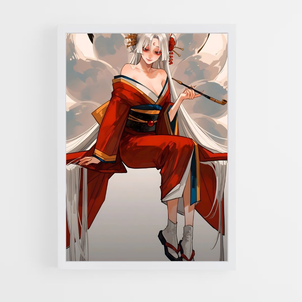 ap-kitsune-2 cadre Blanc